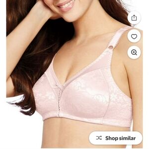 Bali Classic Support Soft Pink Lace Bra